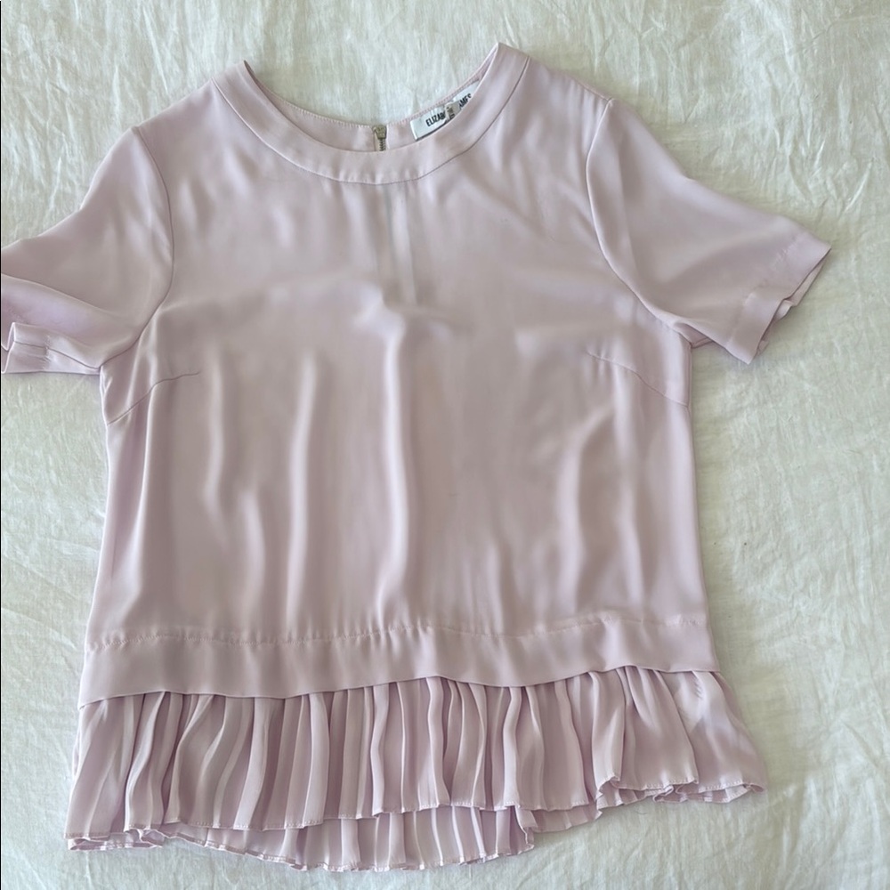 Elizabeth and James Light Pink Blouse